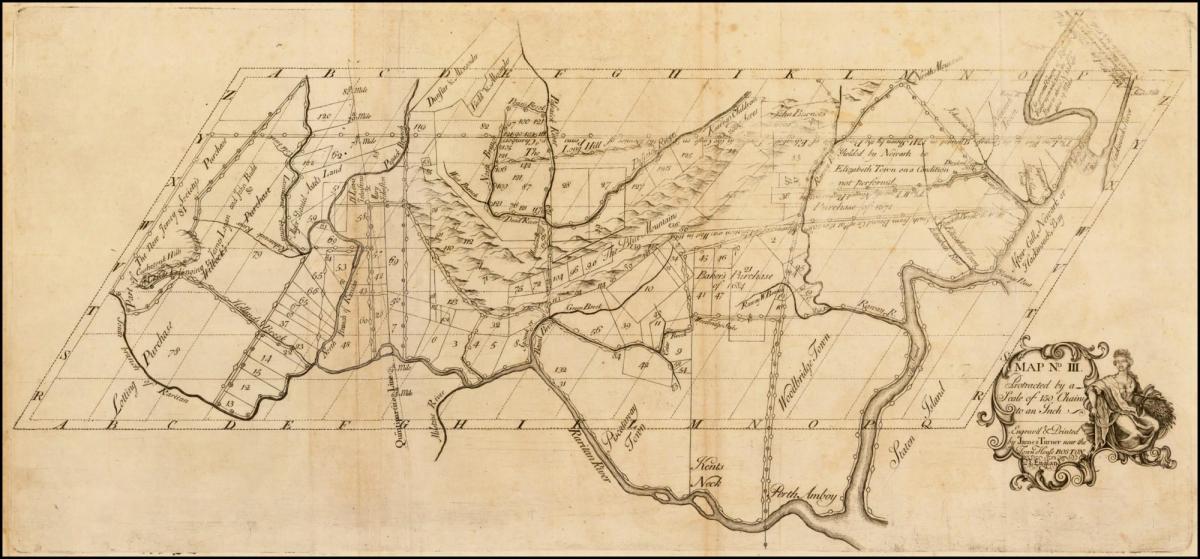 mappa di Boston coloniale