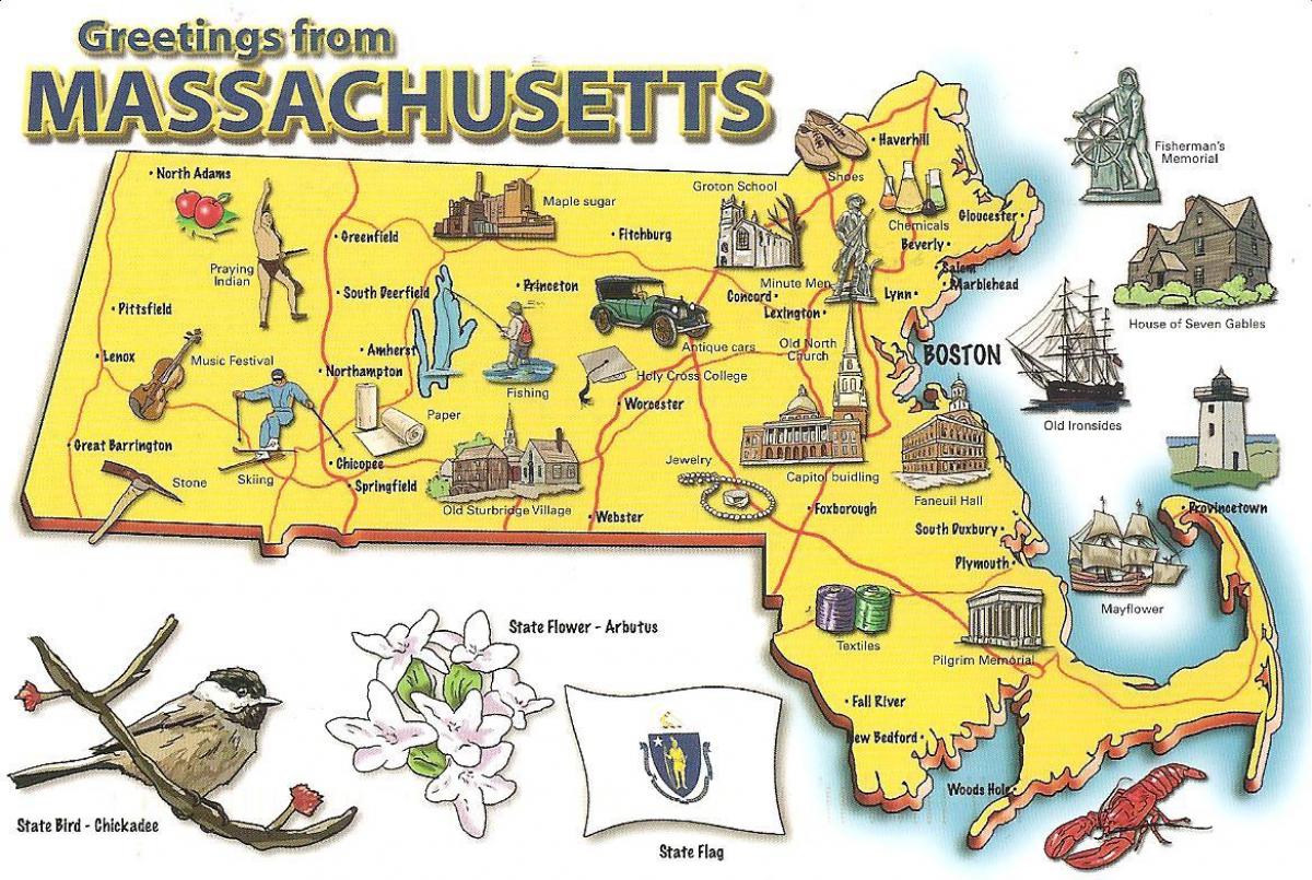New England, usa mappa