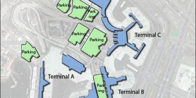 Mappa di Boston Logan airport