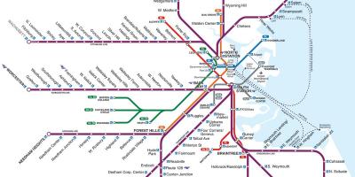 Boston stazione mappa