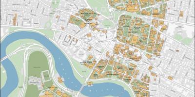 Harvard university campus mappa