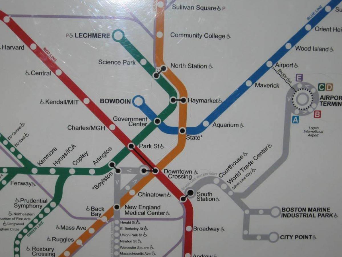 Boston south stazione mappa